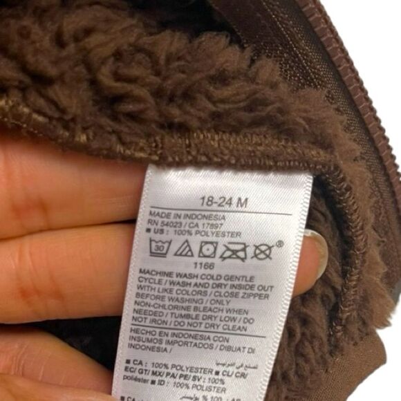 Old Navy Toddler Zipper Fleece Jacket-Size 18-24M - Picture 6 of 6